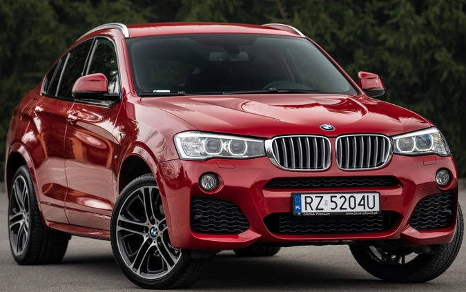 BMW X4 cena 124000 przebieg: 75000, rok produkcji 2015 z Brzozów małe 781